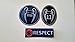 Real Madrid FC 2016-2017 Champions League Patch Set Uefa Champions Ball 2016, Respect + Trophy 11 of Honor Football Patches Soccer Jersey Badges by SportingID
