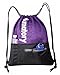 Drawstring Backpack Sackpack Sports Athletic Gym Sack String Bag Men Women Kids (Purple) primary