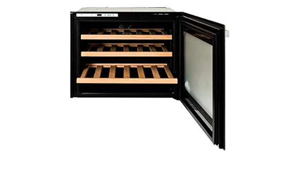Wine Fridge Cooler Integrated 24 Bottle Capacity 60l Led Display Amazon Com Au Home