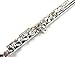 SOLID SILVER HEAD JOINT 16 KEYS CLOSED HOLE FLUTE WITH ITALIAN PADS & WOOD CASE
