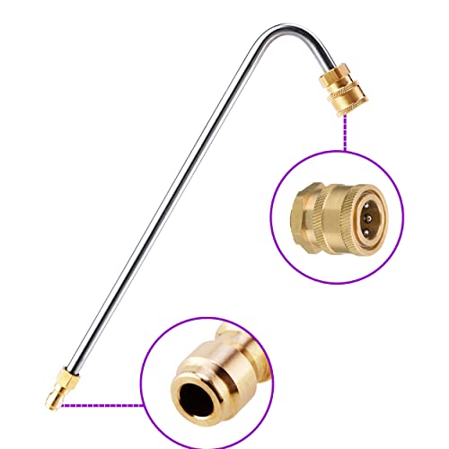 RIDGE WASHER Gutter Cleaner Attachment for Pressure Washer, 120 Degree