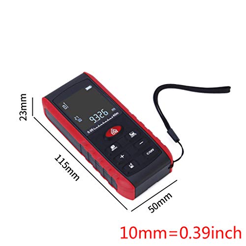 Youngy 60m Handheld Digital Laser Distance Meter with High Definition VTN Display Range Finder Measure Diastimeter - 80M - Thumbnail 2