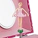 RR ROUND RICH DESIGN Kids Musical Jewelry Box for Girls with Drawer and Jewelry Set with Pretty Girl Theme - Beautiful Dream Tune Pink