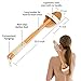 Dry Brushing Body Brush Boar Bristle Exfoliating Brush Set - Long Handle Body Brush, Face Cleansing Brush, Foot Scrub Gloves, Pumice Stone for Lymphatic Drainage Cellulite Treatment