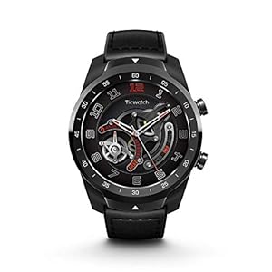 Mobvoi Ticwatch SmartWatch- Black (2-Days Battery Life_Compatible with iOS and Android)