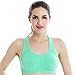 Senchanting Women Comfort Breathable Racerback Wirefree Mesh Workout Sports Bra