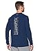 Under Armour Men's Vertical Wordmark Long Sleeve T-Shirt, Midnight Navy/Graphite, X-Large