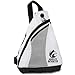 Wolfe Professional Pickleball Sling Bag - Crossbody Backpack for Women & Men - Zipper Pockets with Headphone Anti-Theft Wire Bag (Silver)