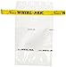 Nasco Whirl-Pak B01064WA Write-On Bag, 12.5cm L x 7.5cm W, 0.057mm Thickness, 58ml Capacity (Box of 500)