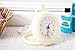 UPIT Water Resistance Clock with String 4.72 x 1.57 x 5.71 inch, (Ivory)
