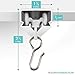 RoomDividersNow Ceiling Track Set - Large, for Spaces 12ft - 18ft Wide (White)