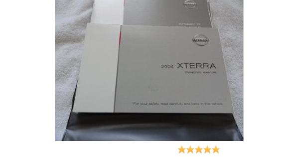 2004 Nissan Xterra Owners Manual Nissan Amazon Com Books