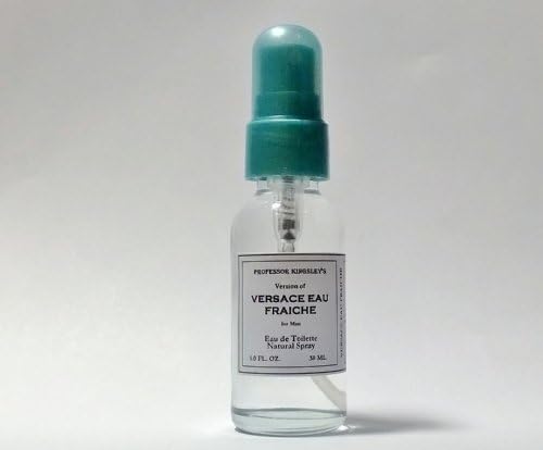 Professor Kingsley's Impression of Versace Man Eau Fraiche for Men. EDT Natural Spray. Fragrance 18% by Vol. (1.0 oz EDT Natural Spray)