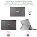 Business case Cover for ASUS Transformer Book T101HA Tablet Laptop with Keyboard Cover (Black)