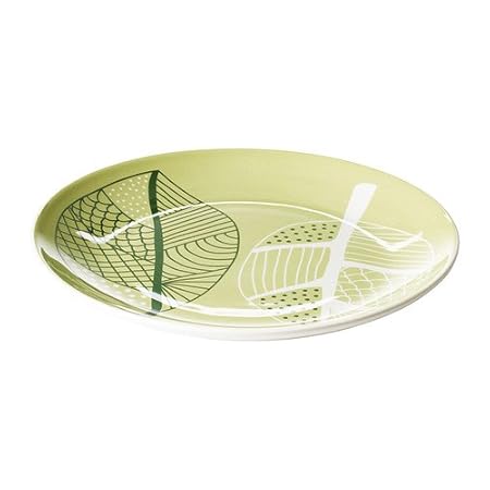 Ikea Overens Side Plate Green White 21 Cm Amazon Co Uk