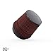 K&N Universal Clamp-On Air Filter: High Performance, Premium, Washable, Replacement Engine Filter: Flange Diameter: 6 In, Filter Height: 6.5 In, Flange Length: 1 In, Shape: Round Tapered, RF-1014
