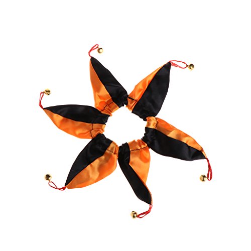Junlinto Halloween Dog Collars Designer Elastic Pet for Puppy Cat Kitten with Bells Charm Yellow