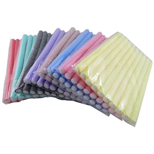 Moligh doll Fast Shipping Wholesale 10pcs Lot Curler Makers Soft Foam Bendy Twist Curls DIY Styling Hair Rollers Tool for Women Accessories