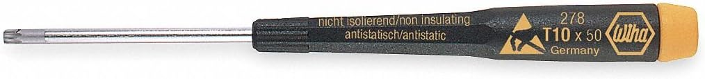 ESD Prec. Screwdriver, Torx(R), T6x1-5/8in