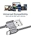 USB Type C Cable 3A Fast Charging, JSAUX USB C Cable[2-Pack 6.6Ft] USB-A to USB-C Charge Nylon Braided Cord Compatible with Samsung Galaxy S20 S10 S9 S8,Note 10 9 8, LG,USB C Charger and More-Grey