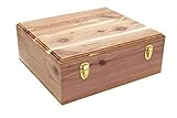 Cedar Essence Sweater/Storage Box with Lid & Dual
