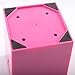 OLizee® Professional Acylic Salon Scissors Holder Box Hairdressing Combs Clips Organizer Rack for Hair Stylist(Pink)