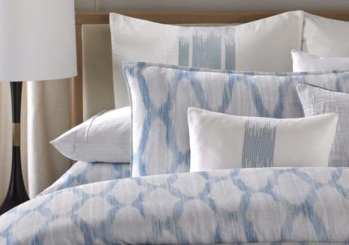 Amazon Com Barbara Barry Alpen Delft Queen Pillow Sham Blue White