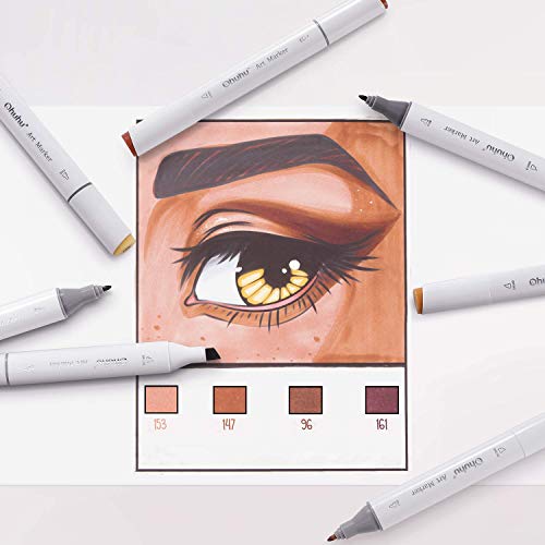 ohuhu skin tone markers 36