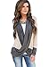 MIHOLL Fashion Women Front Cross Plunging Sweater (Large, Beige)