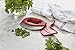 KitchenAid Classic Mezzaluna with Stainless Steel Blade and Protective Sheath, Red