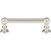 Atlas Homewares A611-PN 3-3/4 in. (96mm) Victoria Collection Pull, Polished Nickel