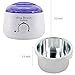 Wax Warmer, Hair Removal Waxing Kit Electric Hot Wax Heater for Facial &Bikini Area& Armpit with Hard Wax Beans and Wax Applicator Sticks - Self-waxing Spa in Home