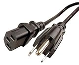 DTOL New 5' FT Power Cord for Monitor, Desktop PC, CPU & More
