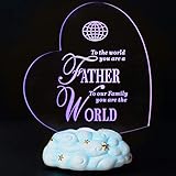 Giftgarden LED Light Heart Shaped Best New Birthday Gifts for Dad