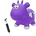 Farm Hoppers Award Winning Inflatable Toddler Safe Bouncing Purple Cow Plus Pump
