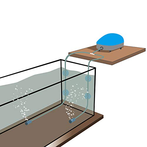 Pawfly MA-60 Uniclife Dual-Outlet Aquarium Air Pump Quiet