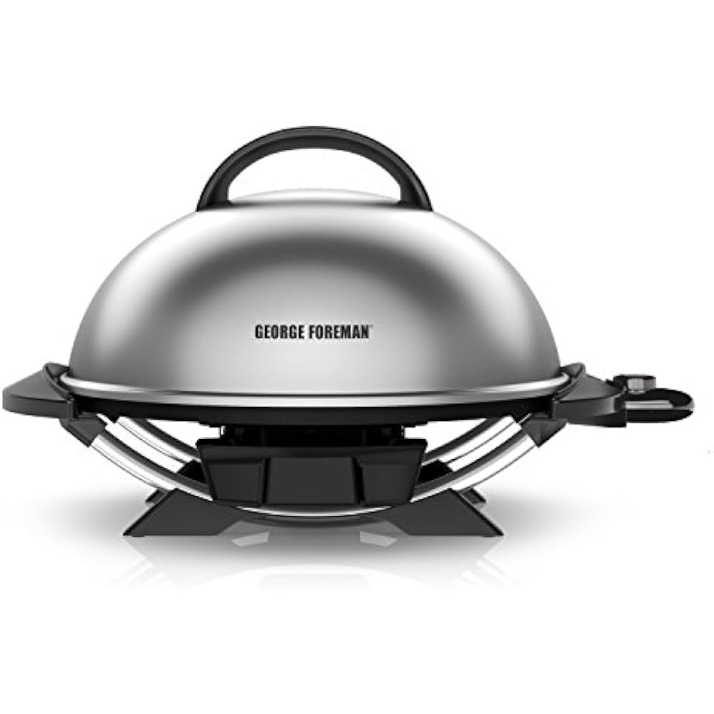 Foreman 15Serving Indoor/Outdoor Electric Grill, Silver
