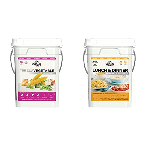 Augason Farms Freeze Dried Vegetable Variety Pack 4 gallon Kit