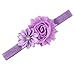 10pcs Baby Girl Headband, Misaky Elastic Flower Rhinestone Hairband