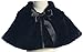 Sweet Kids Girls Faux Fur Cape with Satin Tie