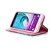 J3 Case,HAOTP Beauty Luxury Fashion PU Flip Stand Credit Card ID Holders Wallet Leather Case Cover for Samsung Galaxy J3 / Express Prime / Amp Prime (Never Stop)