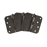 Design House 181610 3-Pack Hinge 4", Oil Rubbed Bronze