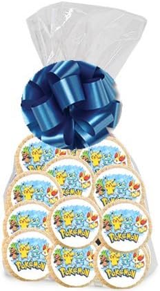 24pack Pokemon Party Favor / Gift Decorated Sugar Cookies