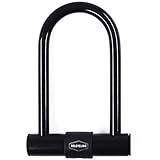 Mini Bicycle U-lock with Transit Frame Mount Bracket, Stainless Steel Keys, Electrostatic Coating, Anti Theft Technology, High Security Hardened Bike Keeper, Rust Resistance,Best Waterproof Cylinder