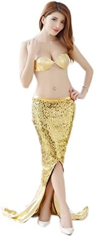 JBZYM SU71553C1 Golden Mermaid Women Sexy Lingerie - Size L