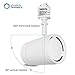 LEONLITE 17.5W LED Track Lighting Heads Aluminum Housing, (85W Eqv.), Dimmable 1200lm CRI90+, H Type Spotlight, 3000K Warm White, 5 Years Warranty, White