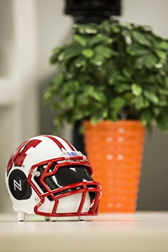 NCAA Football Wisconsin Badgers Wireless Bluetooth Speaker. Officially Licensed Portable Helmet Speaker by NCAA College Football - Medium