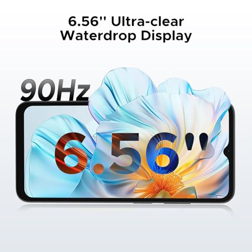 DOOGEESmart N55 Android 16 Smartphone, 16GB+128GB/2TB & 8.6mm Ultra-Slim Mobile Phones, 6.56" 90Hz&5160mAh Android Phone,T7200 Octa Core,4G Dual SIM Free Unlocked Phones, Widevine L1/Face ID/OTG/GPS