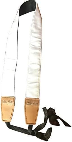 Koala Cam - Premium Soft DSLR Camera Neck &amp; Shoulder Strap - For Sony Canon Nikon Pentax - Beautiful Cotton - Fits All Brands (White)