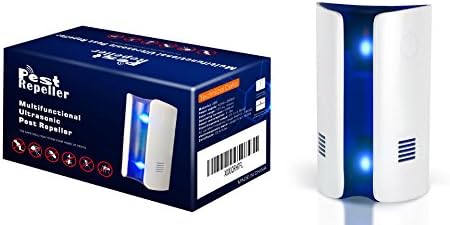 Joliment Ultrasonic Pest Repeller Pest Control Plug in Electronic repellant Kit with Dual Night Light, Touch Switch for Mice, Mosquito, Flea, Ant, Rats, Roaches, Rodent, [2018 UPGRADED] (US, White)